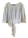 Blusa blanca de puntos - Nueva