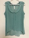 Blusa verde agua