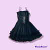 Vestido grunge negro