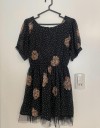 Vestido negro vintage